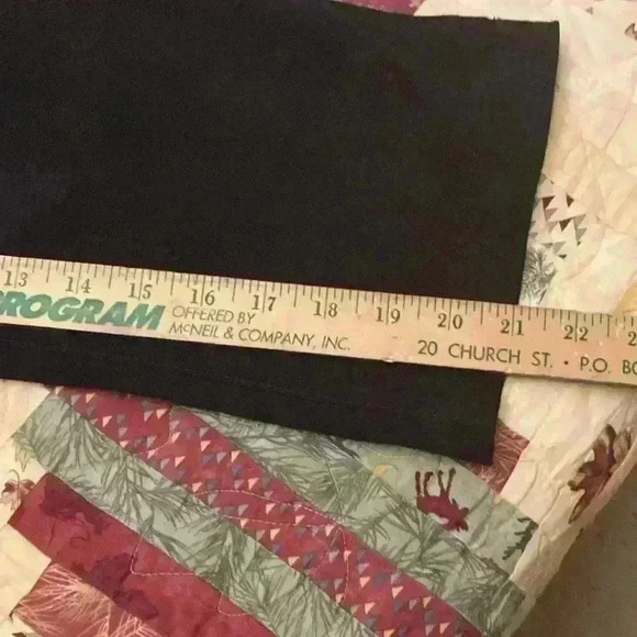 Gloria Vanderbilt Mona women’s capris size 4 black think summer - Picture 8 of 9